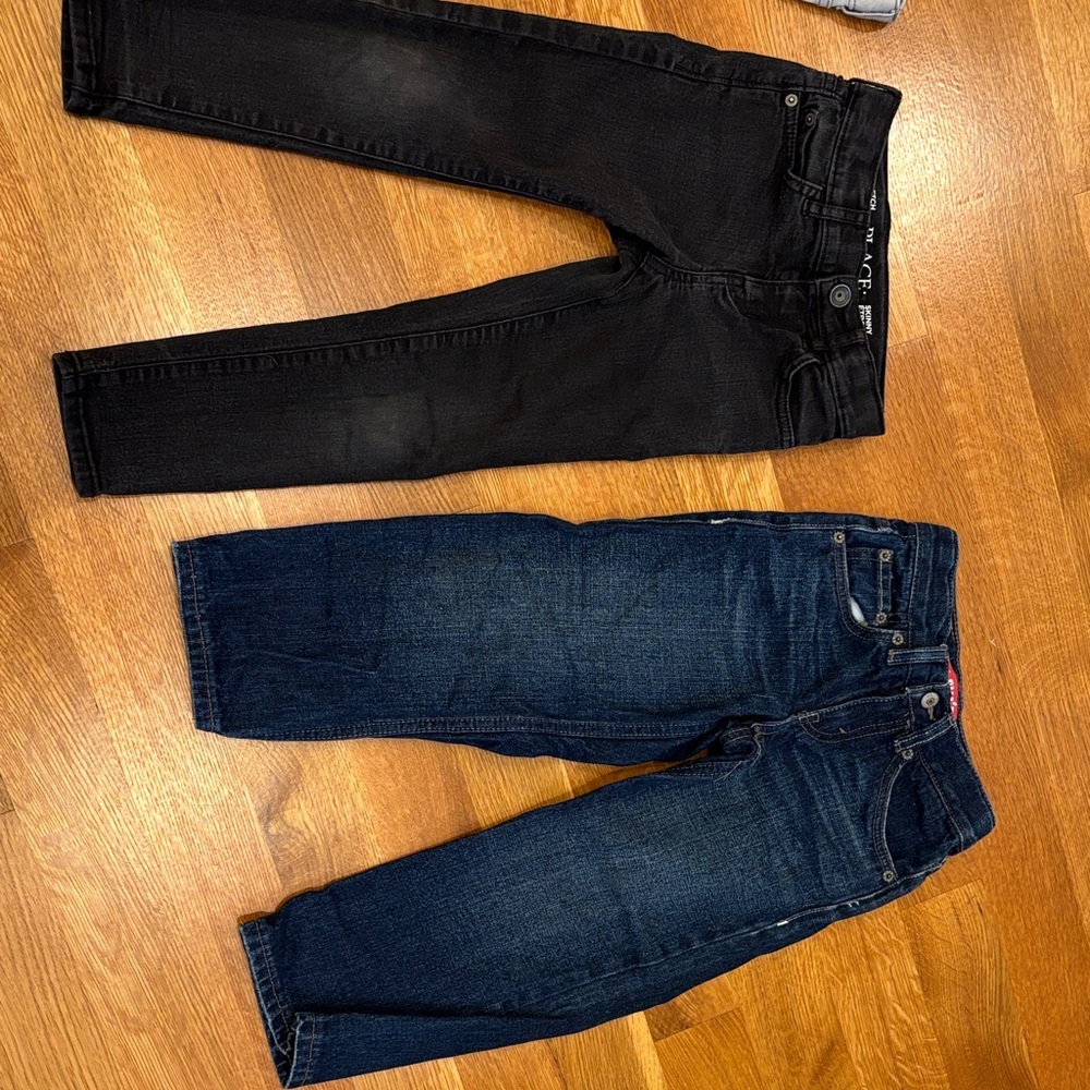Kids Black and Blue Jeans